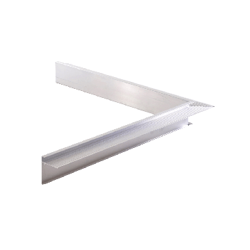 Daktrim binnenhoek • breedte 45 mm. • lengte 500 x 500 mm.