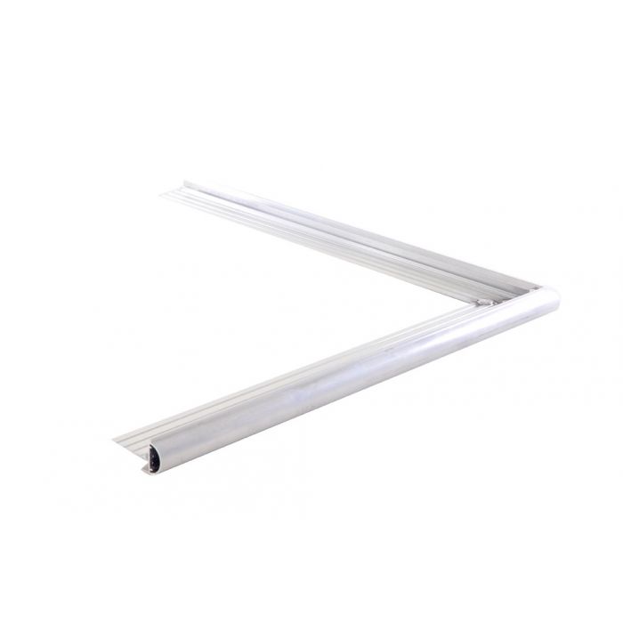 Daktrim buitenhoek met kraal • breedte 26 mm. • lengte 500 x 500 mm. main product photo