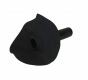 EPDM-regenwaterafvoer 90 mm x 90° uitloop